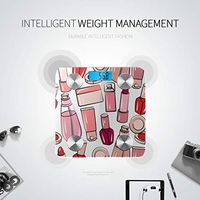 Colourful Nail Polish Digital Scale Weight Scale Body Fat Weight Scales Tracks 8 Key Compositions Analyzer Sync with Fitness Apps 400 Lbs