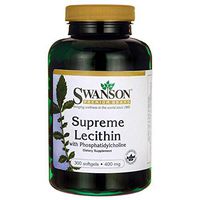 Swanson Supreme Lecithin with Phosphatidylcholine 300 Sgels