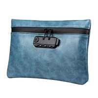 Ewer Smell Proof Bag with Combination Lock, Odor Proof Stash Pouch Zipper Combo Lock Container Travel Storage Case Bag for Medication, Herbs and Smelly Accessories