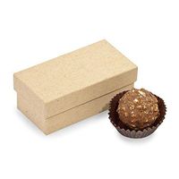 NW Kraft Double Truffle Boxes -3 1/4 x 1 1/2 x 1 1/4in. - 96 Pack
