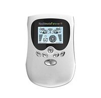 8 Modes Best Muscle Stimulator tens EMS nmes Unit Machines Electric Electronic Pulse Massagers for Lower Back Sciatica Hip Pain (Silver) HealthmateForever PM8