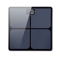 Fashionwu Digital Bathroom Scale Precision Body Weight Balance Large 180 kg/400 lb Weighing Scale Step-On LCD Display Black