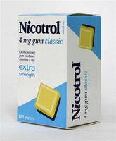 Nicotrol Nicotine Gum 4mg Classic Flavor 3 Boxes 315 Pieces by Nicotrol