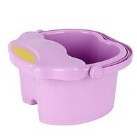 Mai® Bathtub, Portable Plastic Foot Tub, Thermal Massage Footbath - with Lid (Color : Purple)