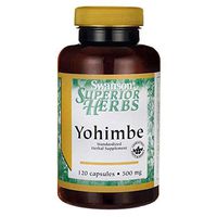 Swanson Yohimbe (Standardized) 500 Milligrams 120 Capsules