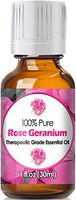Rose Geranium Essential Oil for Diffuser & Reed Diffusers (100% Pure Essential Oil) 30ml