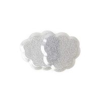 Foot Petals Women's Tip Toes Ball of Foot Insole (Silver, 1 Pair)