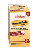 Medique MP425-13 Decorel Forte Plus Severe Cold and Cough Relief, Standard, White (Pack of 250)