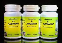L-arginine, L-argenine 500mg, Made in USA - 180 (3x60) Tablets