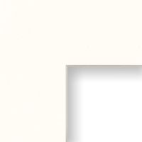 Frame Amo 11x14 White Mat for Picture or Poster Frame, Bevel Cut for 8x10 Image, Cream Core (1)
