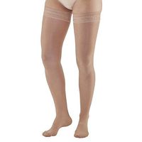 Ames Walker AW Style 285 Signature Sheers 20 30 CT Thigh Highs w/Band LtBeige MD