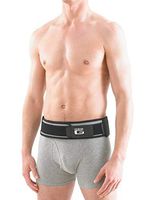 Neo G Sacroiliac Belt - Support for Lower Back, Sacroiliac & Lower Back Pain, Breathable, Instability & Weak Lower Back Muscles - Adjustable Belt - Class 1 Medical Device - Small - Grey
