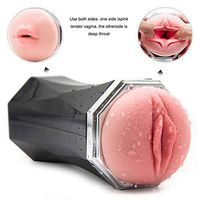 Ergonomic Design Double Holes Silicone Dolls Men's Adult Toys,Underwear Silicone Electric Artificial 3D Realistic Lifelike Toys for Men with 2 Entries Male Pleasure Stroker,Tshirt