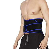 WYNZYHY Fitness Belt, Warm and Breathable Men and Women Mountaineering Riding Outdoor Sports Belt Waist Support (Color : Blue, Size : XL)