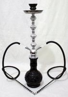 26" Pro 2 Hose Hookah Shisha Pipe FADE TO BLACK