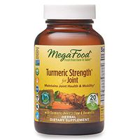 MegaFood, Turmeric Strength for Joint, Maintains Joint Health and Mobility, Vitamin and Herbal Dietary Supplement, Gluten Free, Vegan, 20 tablets (10 servings)