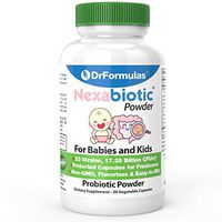 DrFormulas Nexabiotic Probiotic Powder for Babies, Infants & Kids Probiotics with Saccharomyces Boulardii, L. Acidophilus, B. Infantis Better Than Gripe Water or Baby Drops, 30 Servings