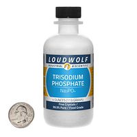 Trisodium Phosphate / 4 Ounce Bottle / 99.9% Pure Food Grade/Fine Crystals/USA