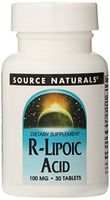 Source Naturals R-Lipoic Acid 100mg, 30 Tablets