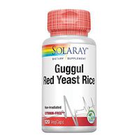 Solaray Guggul Gum Extract & Red Yeast Rice | 120 VegCaps