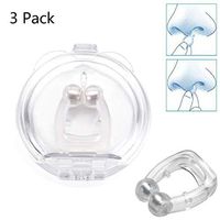 Anti Snoring Devices Magnetic Anti Snore Nose Clip Tools Snore Stopper Effective-Easy Stop Snoring Solution Professional Relieve Snore Mini Comfortable Sleeping Aid for Men and Women 3 Pack