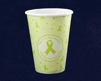 Lime Green Ribbon Hot/Cold Beverage Cups (25 Cups)