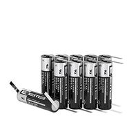 EEMB 3.6V AA Lithium Battery with Tabs ER14505 2600mAh High Capacity Li-SOCl2 Non Rechargeable UL Certified 3.6Volt Lithium Thionyl Chloride Batteries (20)