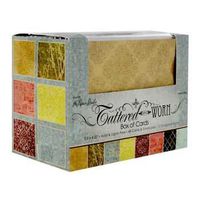 Tattered & Worn Cards & Envelope, Blank Notecards, 48 sets, Assorted Colors and Designs