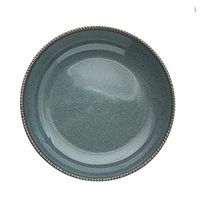 Jiale European Stoneware Bowl-HJAC Household Soup Bowl Fruit Salad Bowl Hotel Personality Tableware (7.87×1.96 Inches)