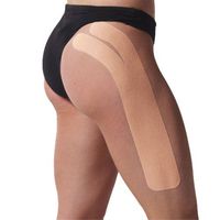 Spidertech Hip Spider Pre-Cut [Beige]. Water-Resistant, Latex-Free and Easy to use. Preferred by Athletes. Reduce Pain and Inflammation, Help re-Train Muscles, Enhanced Performance.