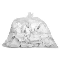 Genuine Joe GJO01010 Low-Density Trash Can Liner, 10 Gallon Capacity, 24" Length x 23" Width x 0.60 mil Thickness, Clear (Box of 500)