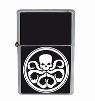 Helo Skull Squid Kraken Flip Top Oil Cigarette Lighter