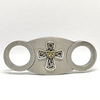 Celtic Cross Cigar Cutter – Double Guillotine Blades – in Gift Box