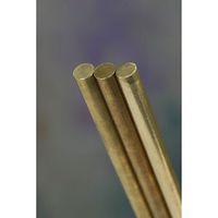 K&S Precision Metals 1162 Round Solid Brass Rod, 1/8" OD x 36" Length, Made in USA