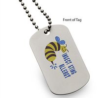 Insect Sting Allergy Medical Alert ID Dog Tag