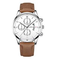 Men's Watches,Fxbar Leather Strap Analog Wrist Watch Classic Charm Men Watch Bracelet Watches Automatic Watch(L)