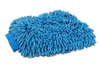 SRW1961 1 Cleaning Glove Jumbo Blue Car Wash Washing Microfiber Mitt