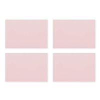 Tosnail 4 Pack 4" x 6" Rubber Stamp Carving Blocks, Soft Rubber for Craft Project - Great for Beginners and Professional - Pink