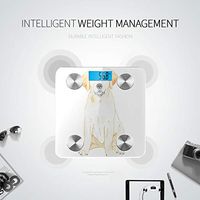 LYAOE Bluetooth Body Fat Scale Labrador Retriever Puppy Hand Smart Wireless Scale with LCD Display Measuring Body Weight Bmi and Health Digital Scale