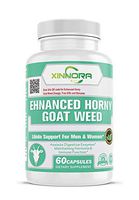 Xinnora Horny Goat Weed with Maca Root Enhances Physical Performance for Men & Women - Libido Enhancer & Testosterone Booster with Tongkat Ali Root, Saw Palmetto, L arginine & Panax Ginseng 60Caps(12)
