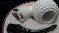 Reverse Calabash Meerschaum Pipe handcarved block meerschaum by CPW Pipes