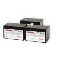 (3) 12V 12Ah F2 - Replacement Battery Set for Rad2Go E36 Great White Electric Scooter by UPSBatteryCenter