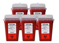 1 Quart Size (Pack of 10) | Sharps Disposal Container | OakRidge Products