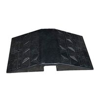 Quisilife Rubber Ramp Portable Sill Uphill Pad Rubber Step Road Along Slope Car Slope Bridge Ramp (Color : Black, Size : 70x40x8cm)