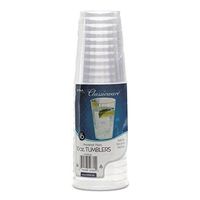 WNA WNARSCC101516 Classicware Tumblers 10 oz Plastic Clear Tall 16/Bag 15 Bag/Carton
