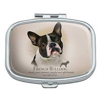 French Bulldog Dog Breed Rectangle Pill Case Trinket Gift Box