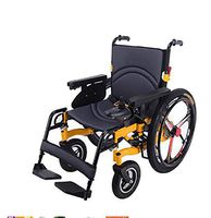 TX Electric Handle Foldable Portable Travel Wheelchair Super Lightweight 24Inch,Black