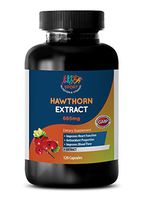 antioxidant Booster Powder - Hawthorn Extract 665MG - Natural Dietary Supplement - Hawthorn Dried - 1 Bottle (120 Capsules)