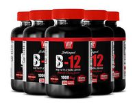 Boost Mood Supplement - B-12 METHYLCOBALAMIN - Natural Cherry Flavor - 1000 MCG - Vitamin b12 Tablets - 5B (600 Tablets)