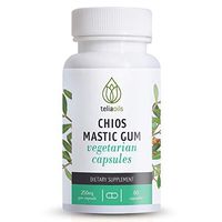 Teliaoils Mastic Gum Capsules - 100% Natural Gut Health Supplement- Potent Greek Mastiha Resin from Chios - Super Effective Aid for Digestive Relief- Organic Gastrointestinal Health Remedy - 60 Caps